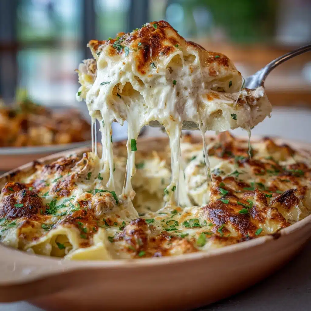 Creamy Onion Chicken Bake with Stuffing Recipe