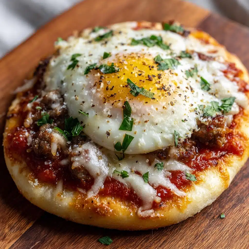 Sausage and Egg Breakfast Pizzas Recipe - Recipe Image