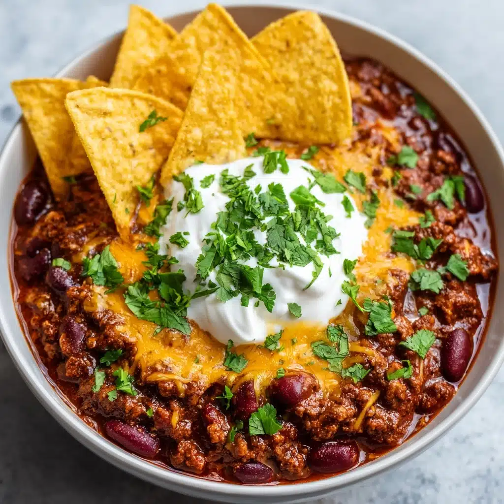 Hearty Slow Cooker All Meat Chili (No Beans) Recipe