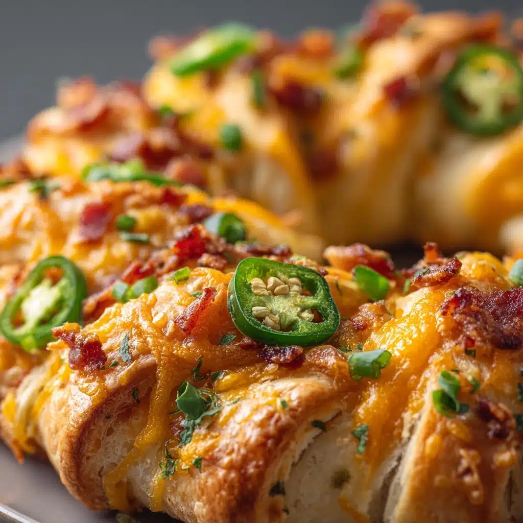 Jalapeño Popper Crescent Roll Ring Recipe - Recipe Image