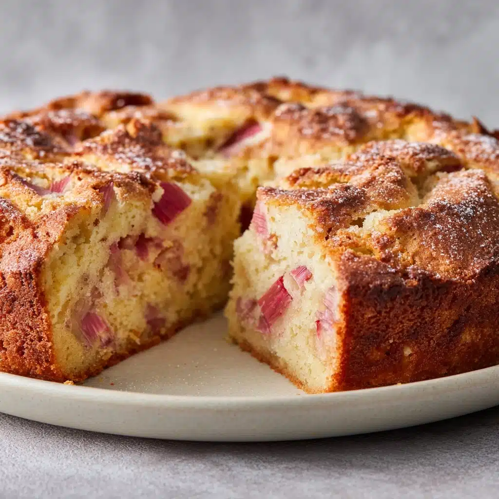 Norwegian Rhubarb Cake Recipe