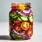 Pickled Cherry Tomatoes, Red Onions, and Cucumbers Recipe