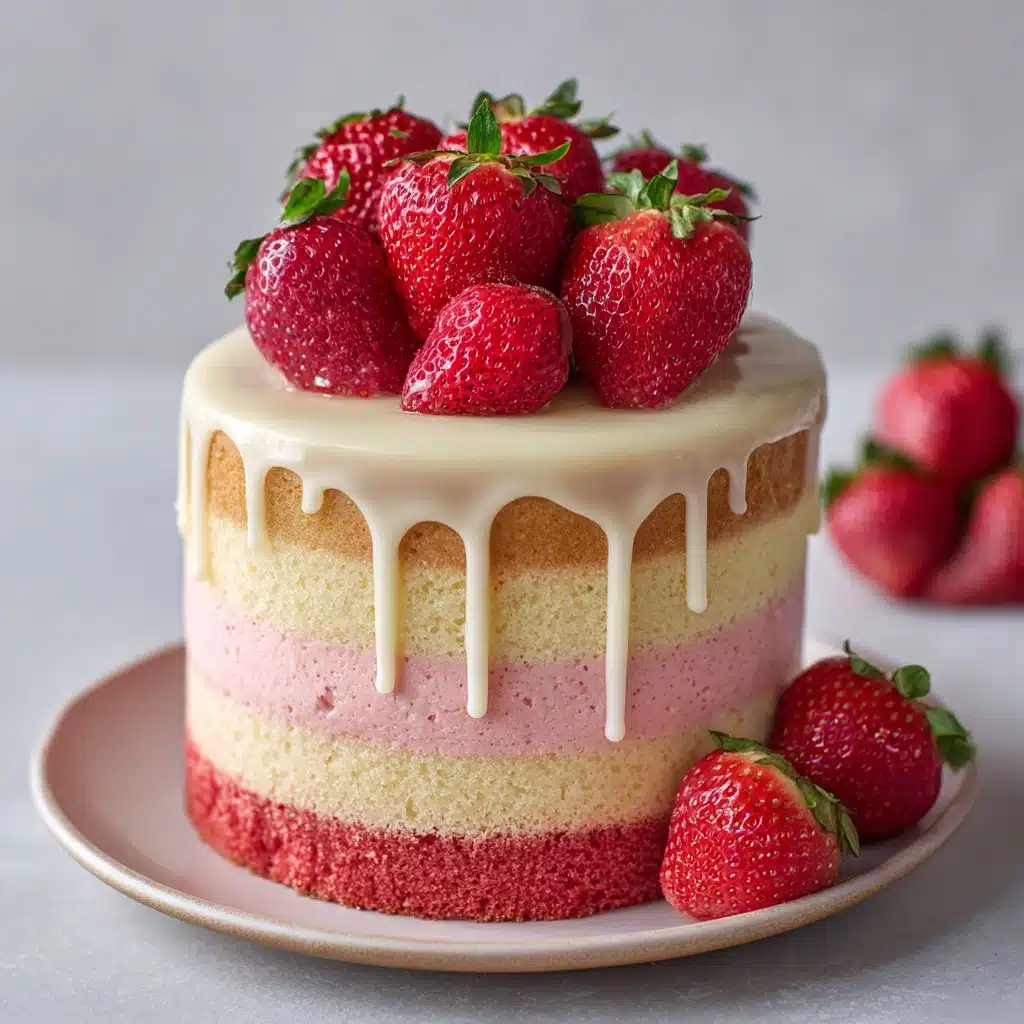 Strawberry Lemonade Cake Recipe - Recipe Image