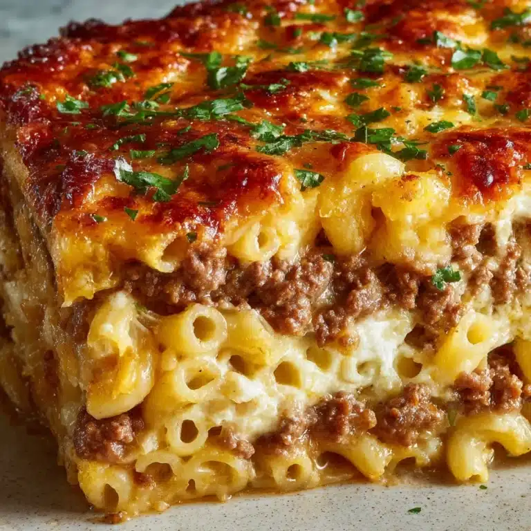 Mac and Cheese Meatloaf Casserole Recipe