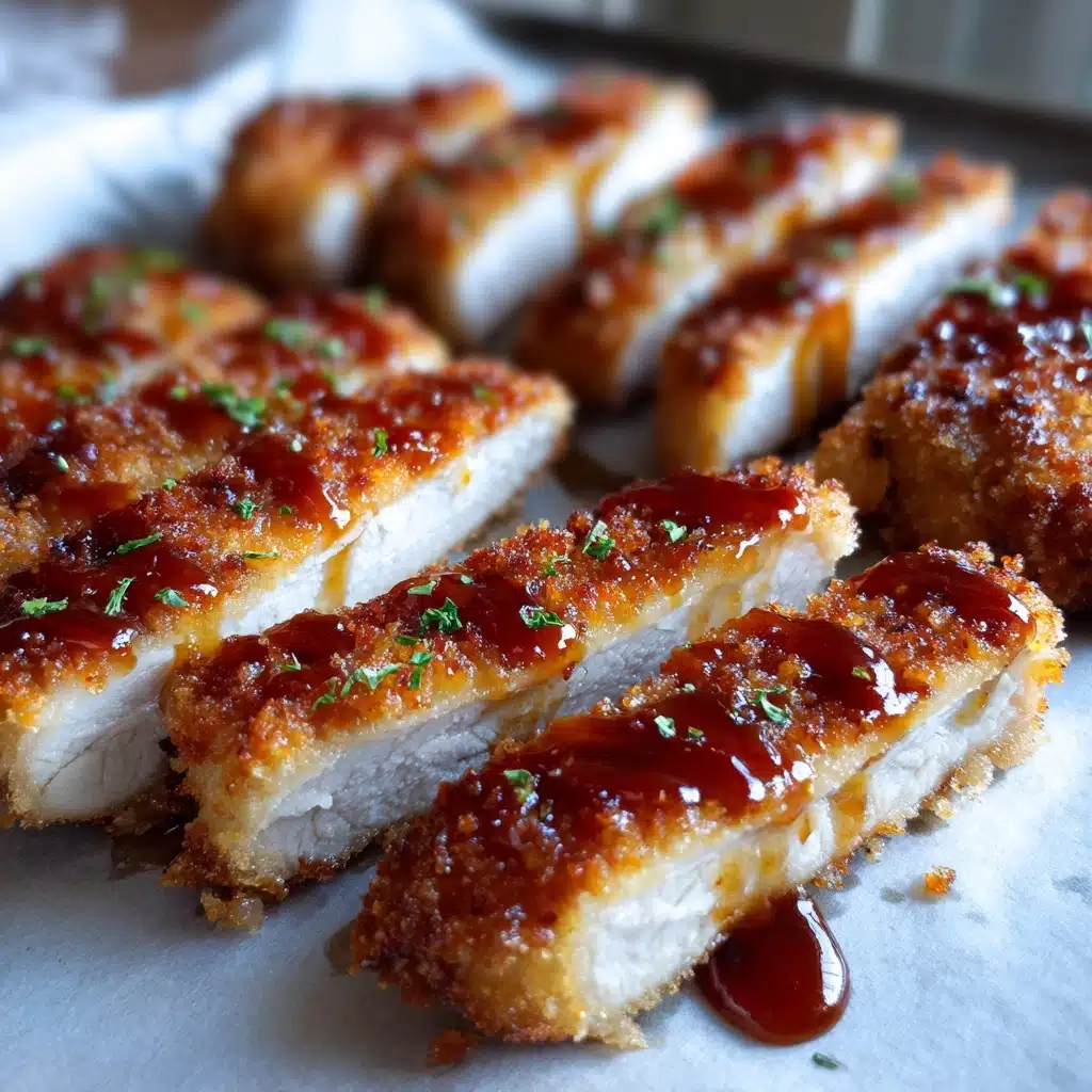 Baked Crunchy Hot Honey Chicken Recipe - Recipe Image