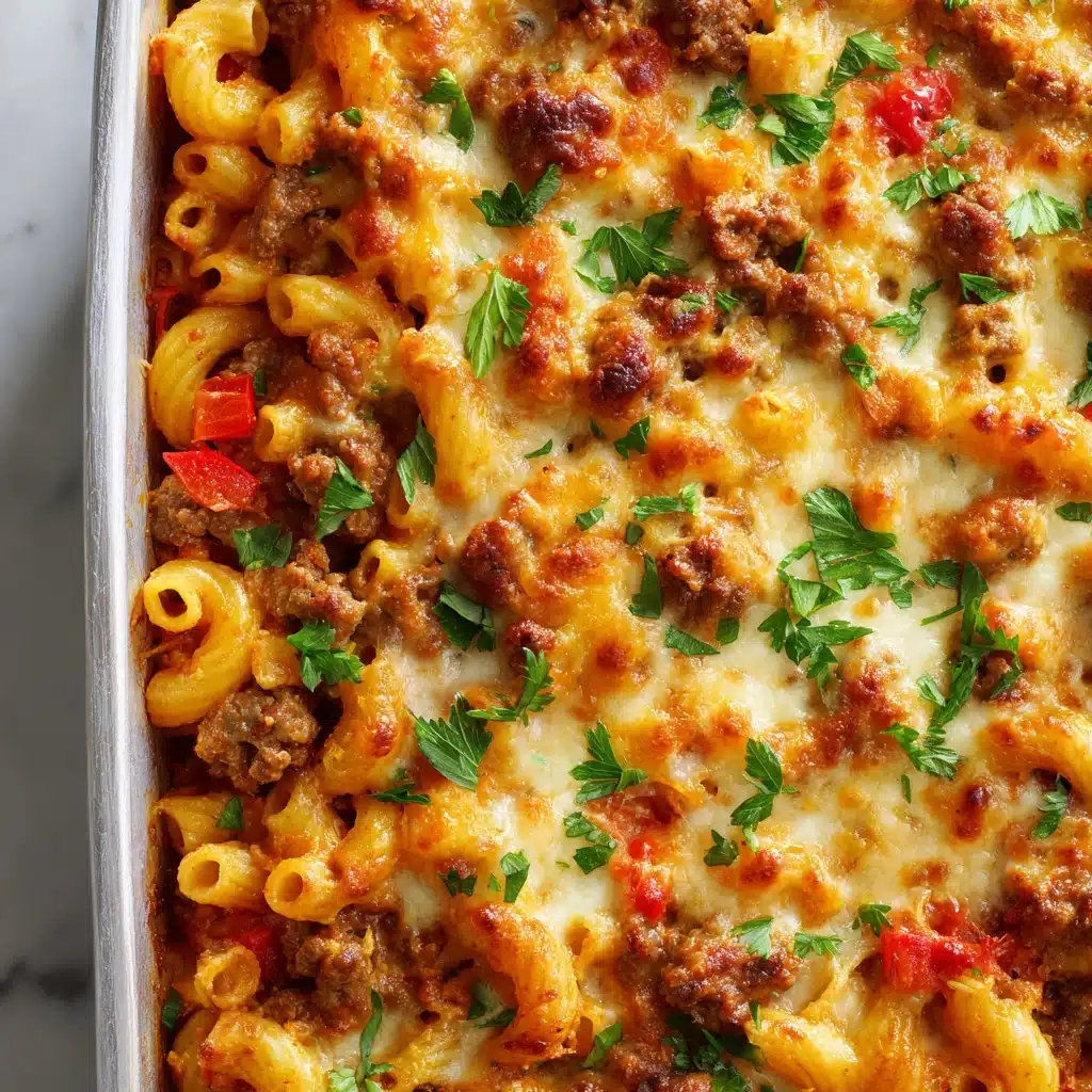 Delicious Angel Beef Casserole Recipe - Recipe Image