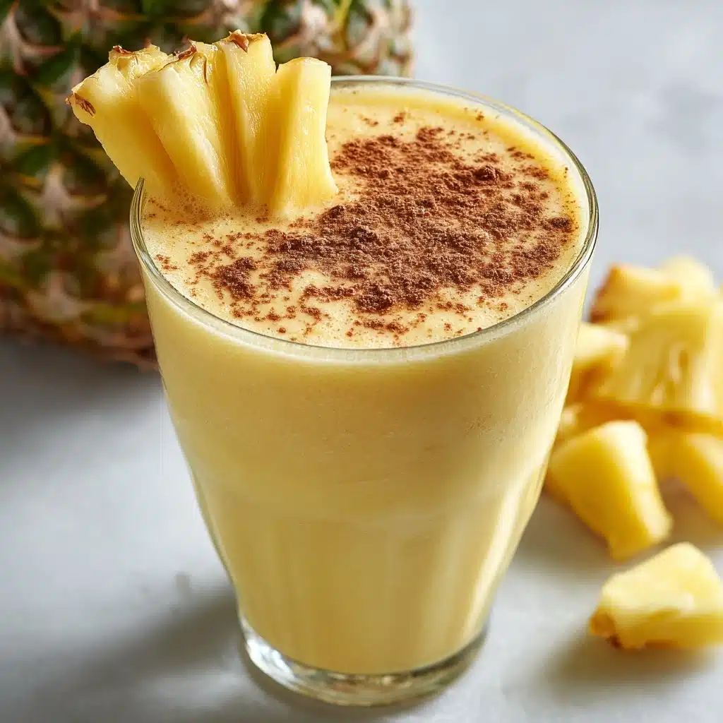Protein Pineapple Turmeric Smoothie Recipe - Recipe Image