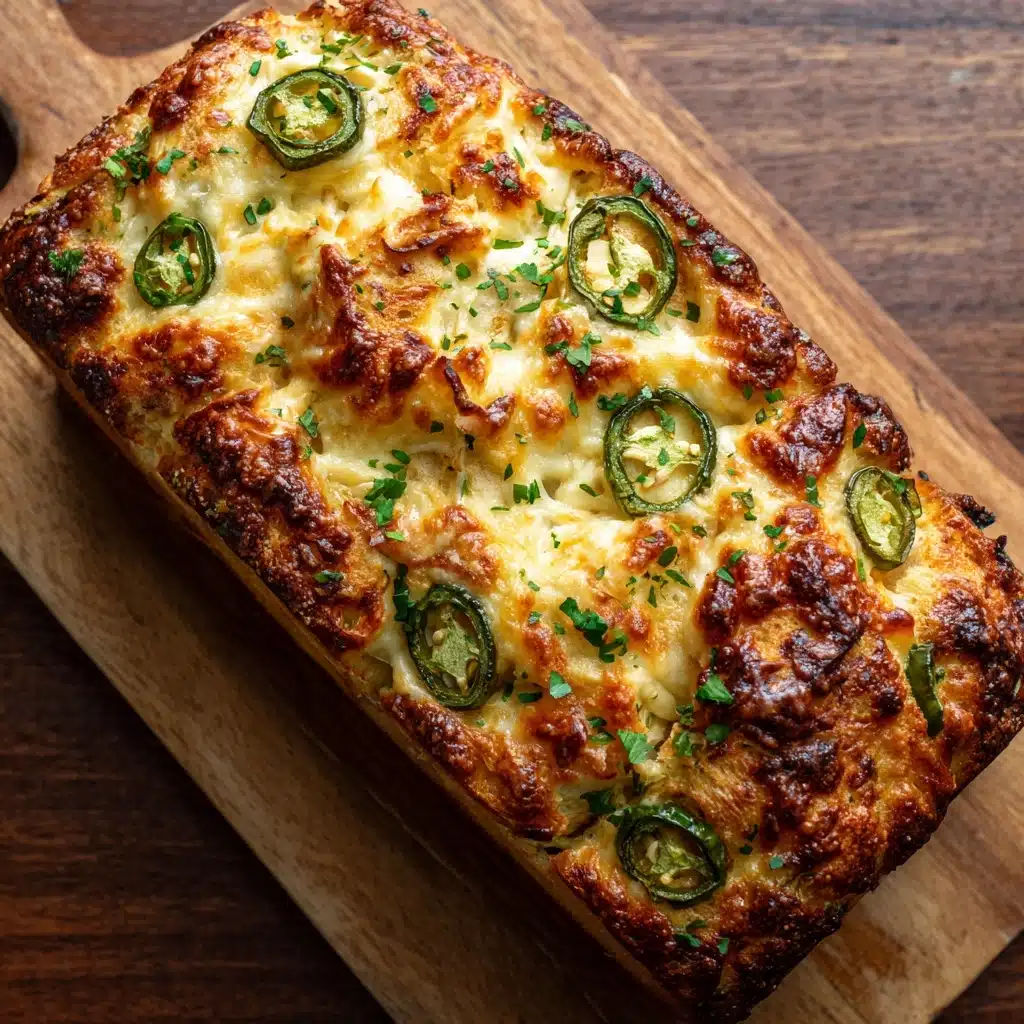 Jalapeño Popper Cheese Bread Recipe - Recipe Image