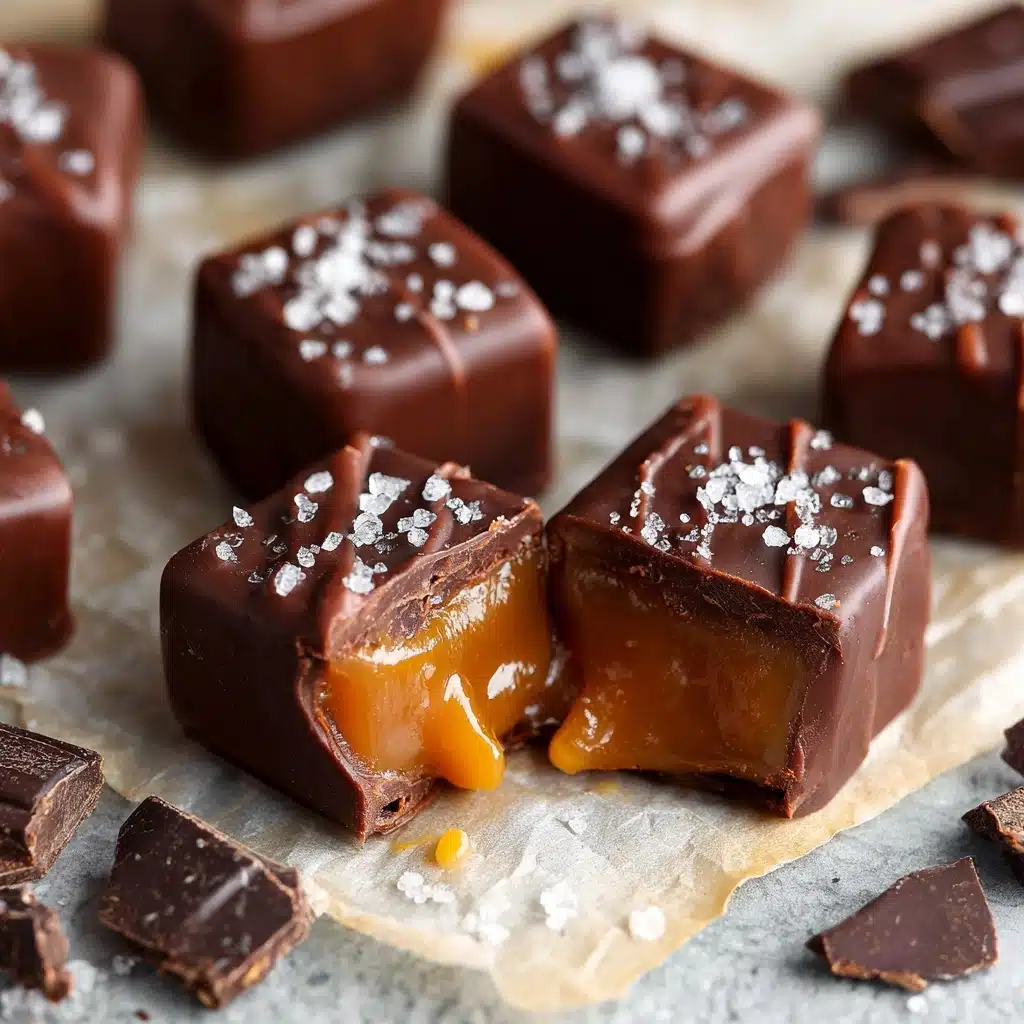 Homemade Chocolate Caramels Recipe - Recipe Image