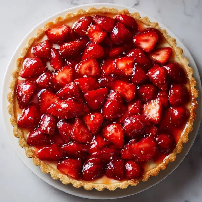 Homemade Fresh Strawberry Pie Recipe