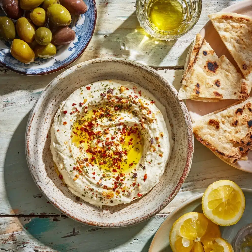 Easy Skordalia (Greek Garlic Dip) Recipe - Recipe Image