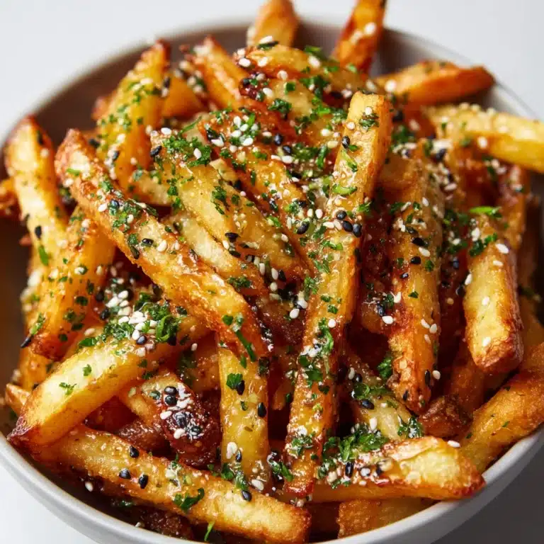 Spicy Garlic and Sesame Fries Recipe