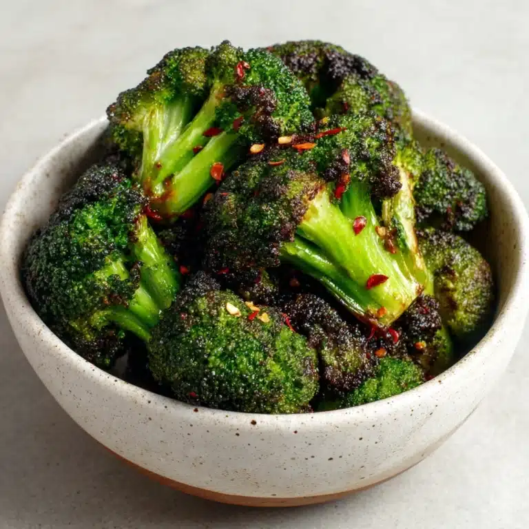 Spicy Roasted Broccoli Recipe