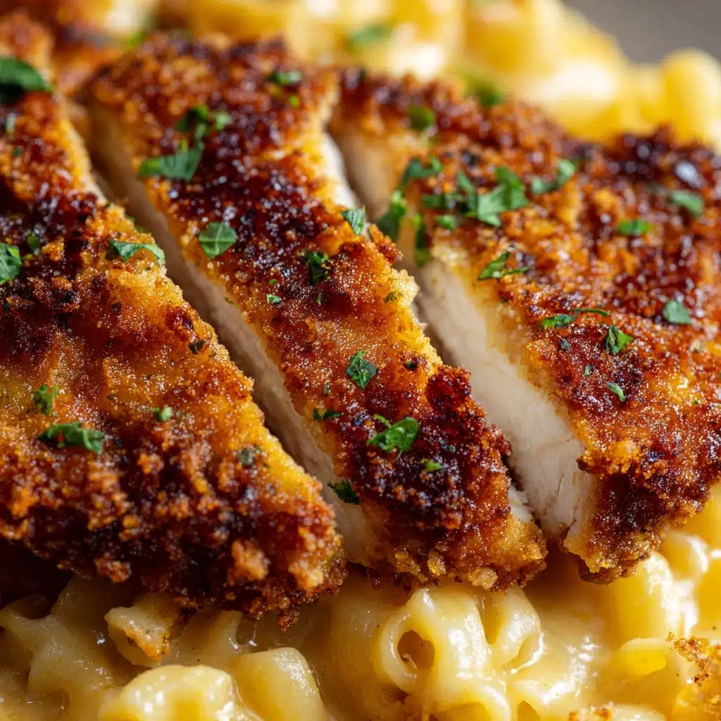 Southern Fried Chicken with Creamy Mac and Cheese Recipe