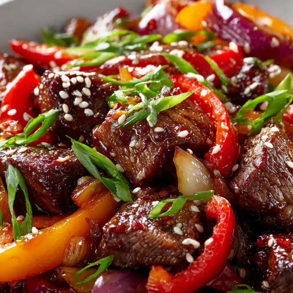Chinese Onion Pepper Steak Recipe - Recipe Image