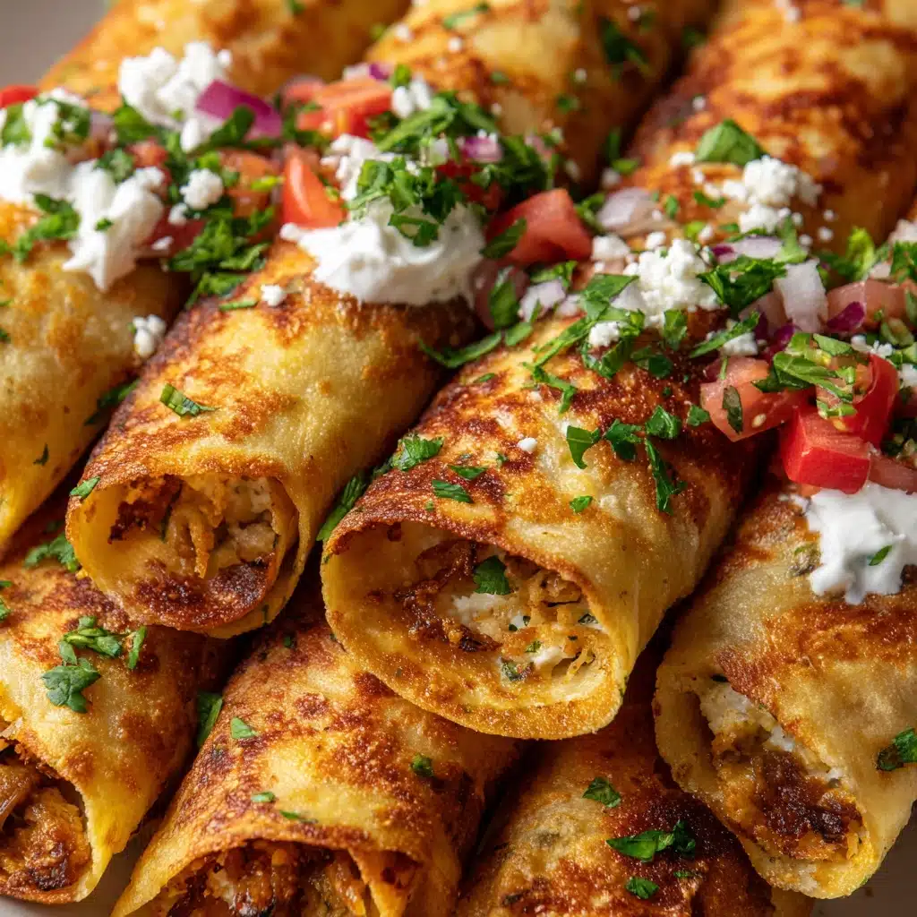 Crispy Chicken Taquitos Recipe