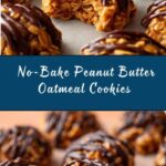 No-Bake Peanut Butter Oatmeal Cookies Recipe