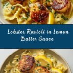 Lobster Ravioli with Lemon Butter Sauce Recipe