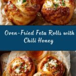 Oven-Fried Feta Rolls with Chili Honey Recipe