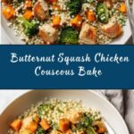 Roasted Butternut Squash Broccoli Cheddar Chicken Couscous Recipe