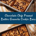 Chocolate Chip Peanut Butter Granola Cookie Bars Recipe