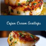 Scallops with Spicy Cajun Cream Sauce Recipe