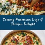 Creamy Parmesan Orzo with Chicken and Asparagus Recipe