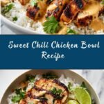 Sweet Chili Chicken Bowl with Coconut Lime Drizzle Recipe
