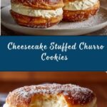 Cheesecake Stuffed Churro Cookies Recipe