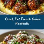 Crock Pot French Onion Meatballs Recipe