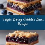 Triple Berry Cobbler Bars Recipe