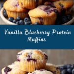 Vanilla Blueberry Protein Muffins Recipe