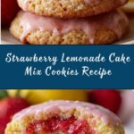 Strawberry Lemonade Cake Mix Cookies Recipe
