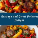 Sausage and Sweet Potatoes with Honey Garlic Sauce Recipe