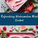 Watermelon Mint Sorbet Recipe