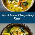 Greek Lemon Chicken Soup (Avgolemono) Recipe