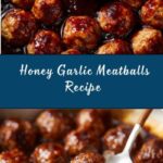 Honey Garlic Meatballs Recipe