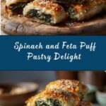 Spinach and Feta Stuffed Puff Pastry Recipe