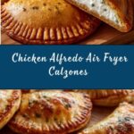 Chicken Alfredo Air Fryer Calzones Recipe
