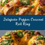Jalapeño Popper Crescent Roll Ring Recipe