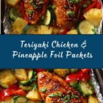 Teriyaki Chicken and Pineapple Foil Packets Recipe