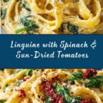 Linguine with Spinach and Sun-Dried Tomato Cream Sauce Recipe