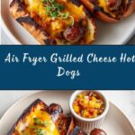 Air Fryer Grilled Cheese Hot Dogs Recipe