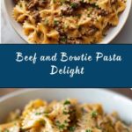 Creamy Beef and Bowtie Pasta Recipe