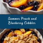 Summer Peach and Blueberry Cobbler Recipe