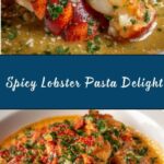 Creamy Spicy Lobster Pasta Recipe