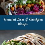 Roasted Beet & Chickpea Wraps with Tahini-Lemon Sauce Recipe
