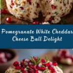 Pomegranate White Cheddar Cheese Ball Recipe