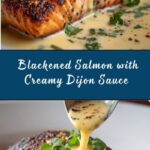 Blackened Salmon with Creamy Dijon Sauce Recipe