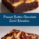 Peanut Butter Chocolate Swirl Blondies Recipe